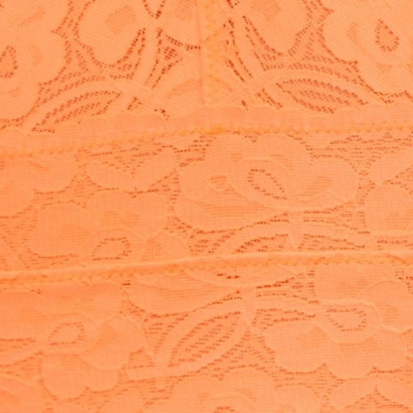 Free People Galloon Racerback Orange Lace Bralette - Picture 4 of 5